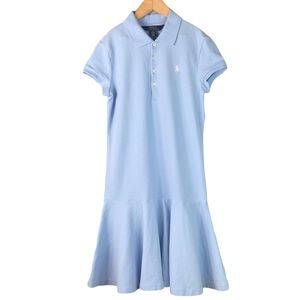 Polo by Ralph Lauren Light Blue Kids Casual Dress